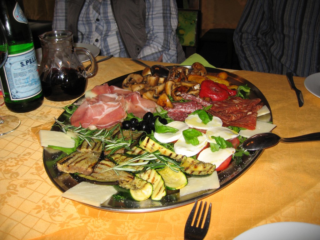 Antipasto platter