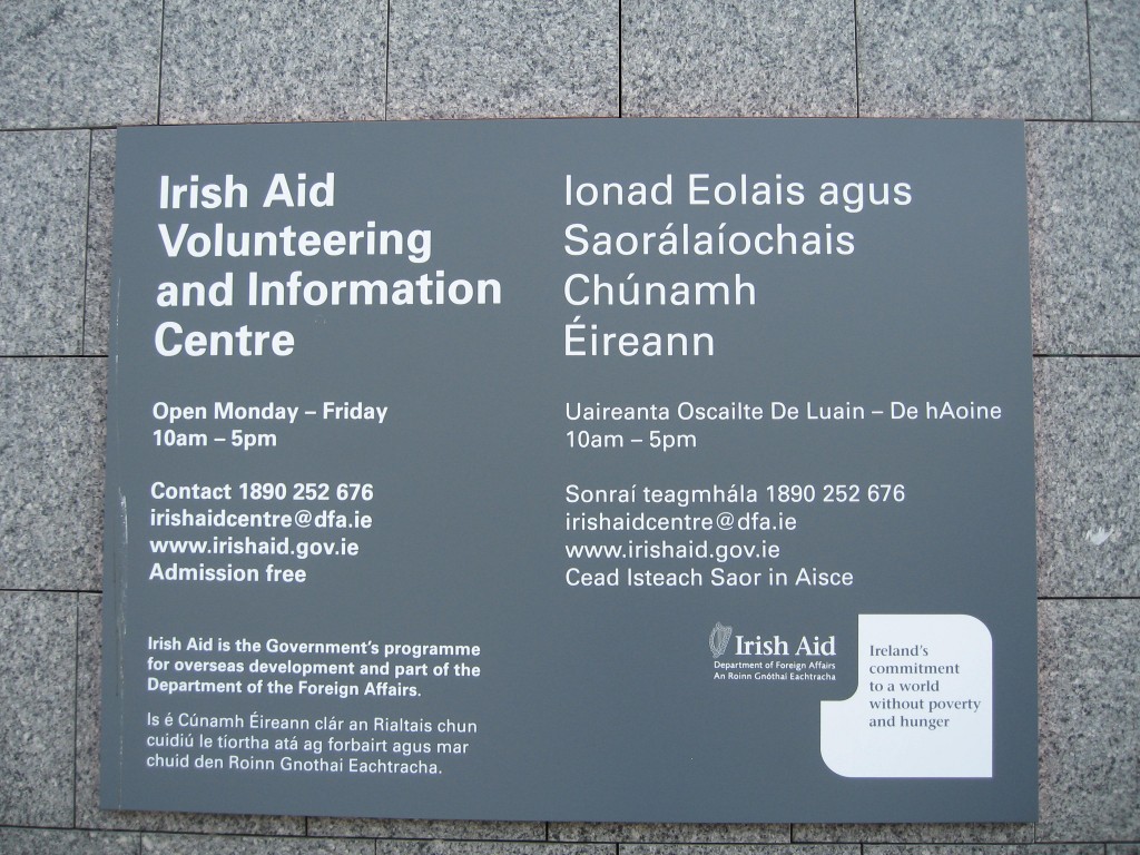 Bilingual sign