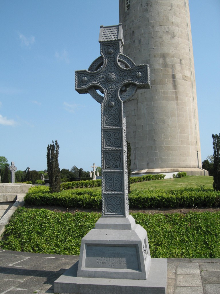 Celtic cross gravestone