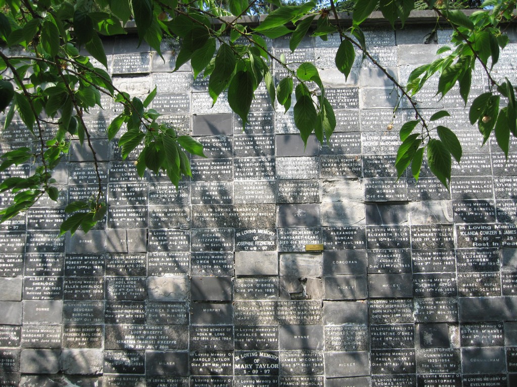 Memorial wall
