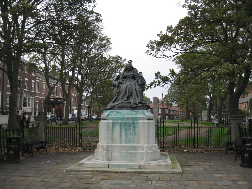 Queen Victoria monument at Tynemouth