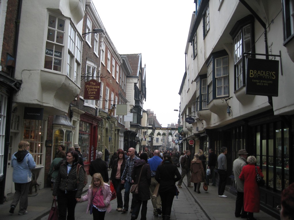 Medieval street in York