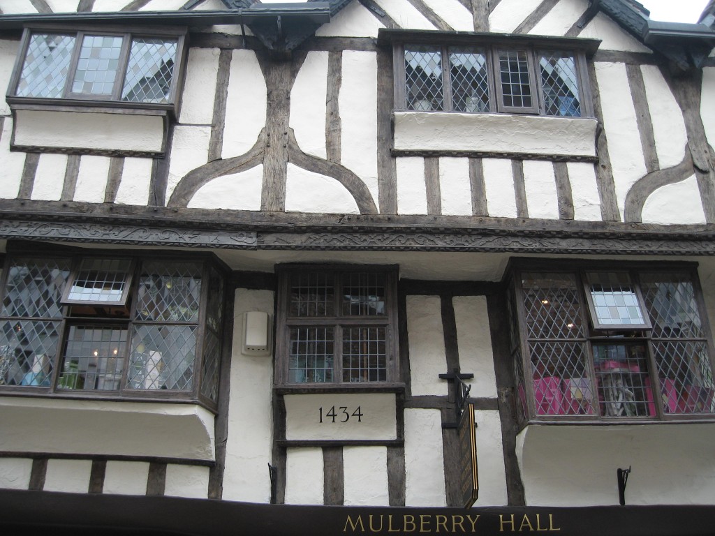 Timbered medieval house in York