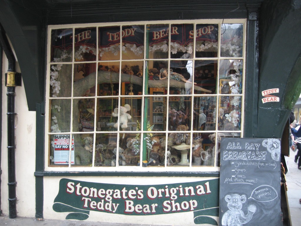Teddy Bear shop and café in York