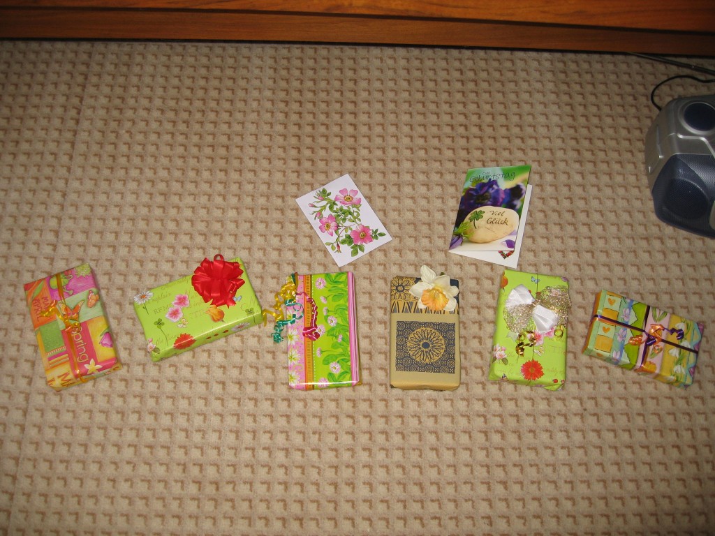Birthday presents