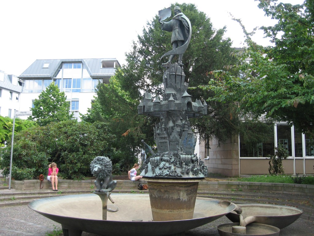 Fountain celebrating the Peace of Westfalia
