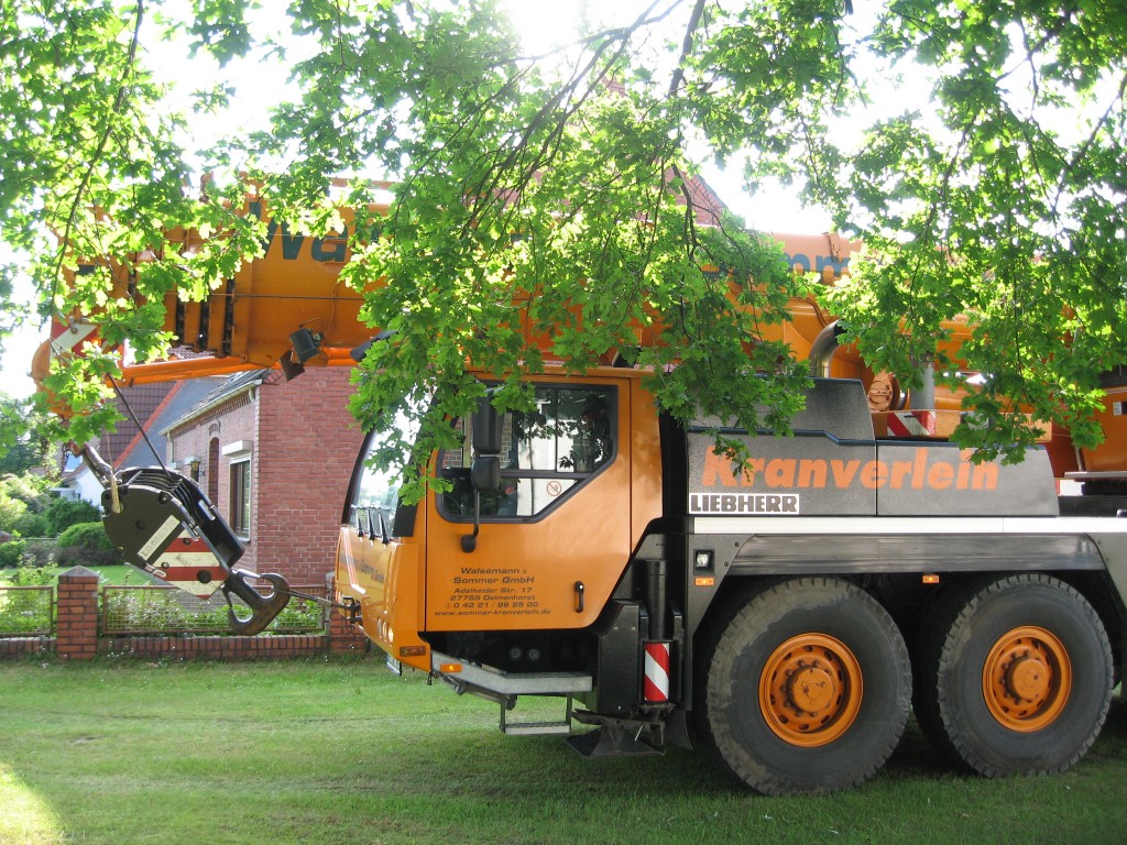 Truck-mounted crane