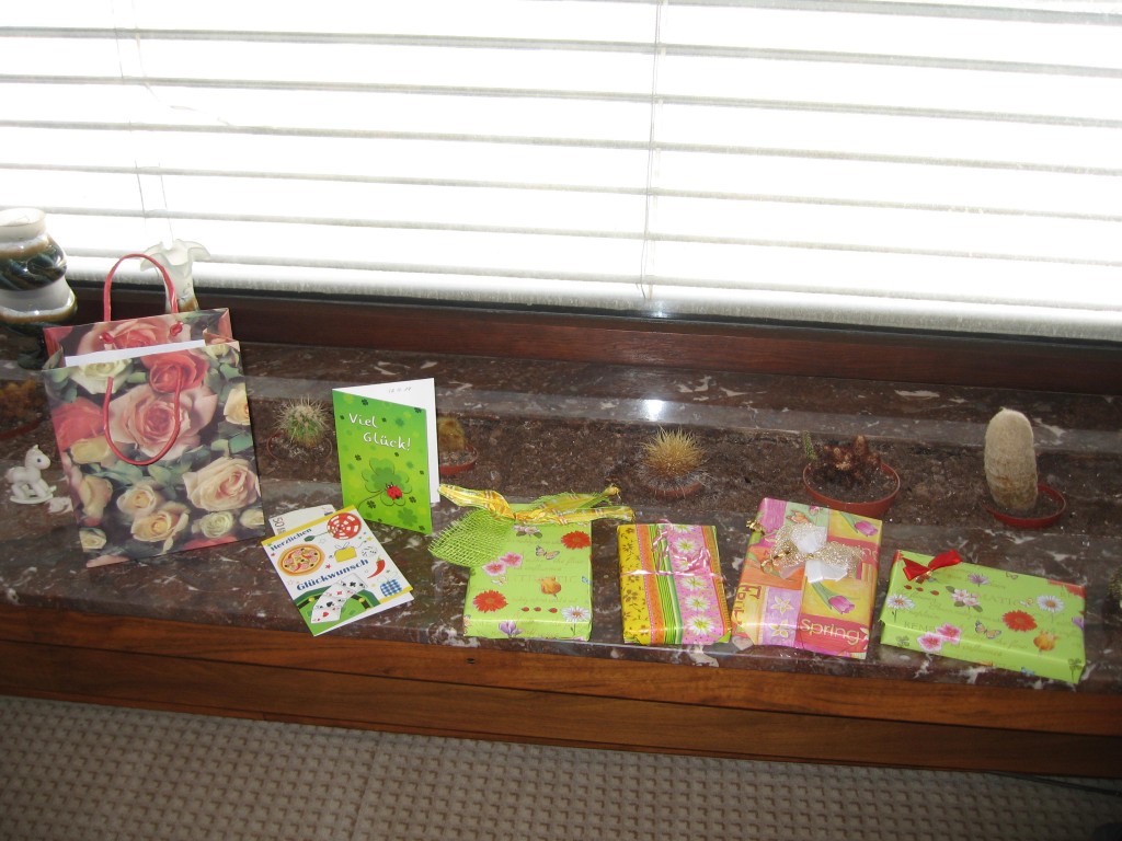 Wrapped presents