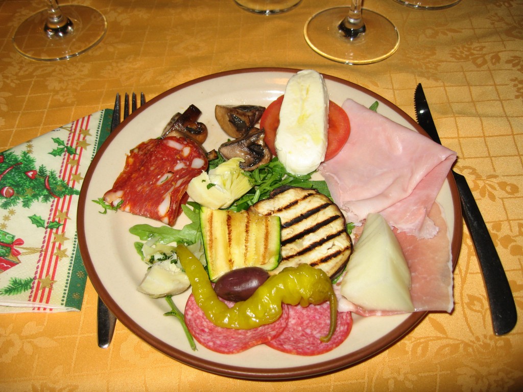 Antipasto platter
