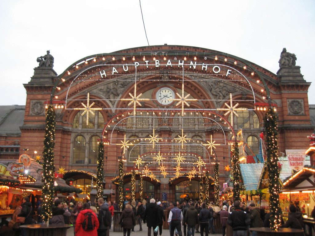 Bremen Central Station Christmas