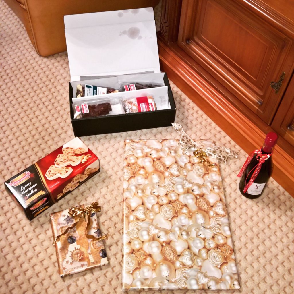 Wrapped presents