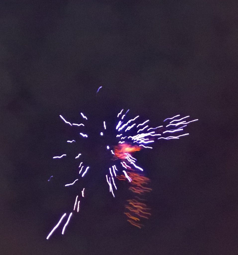 Fireworks close-up