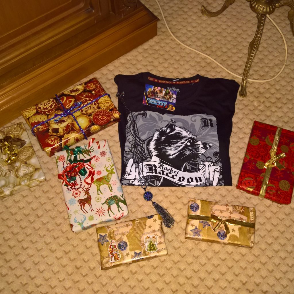 Christmas presents wrapped