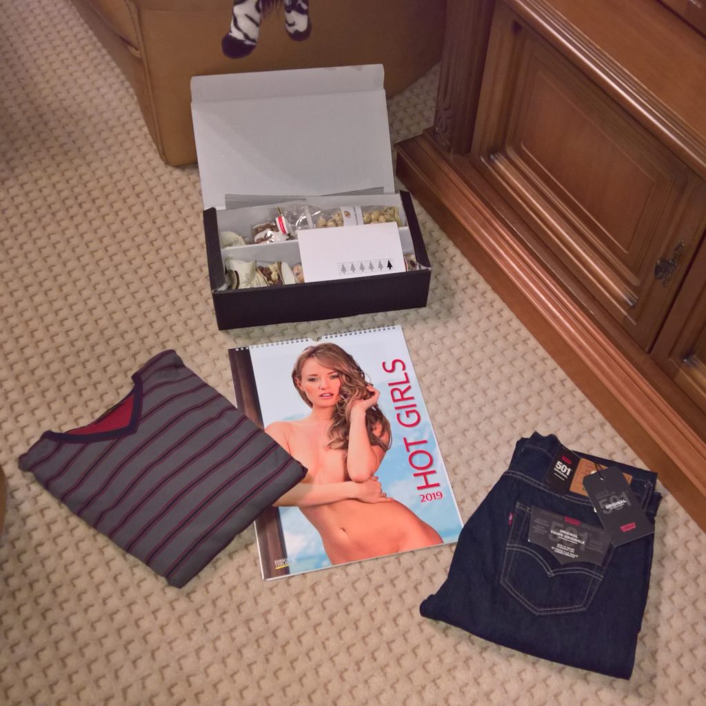 Christmas presents unwrapped