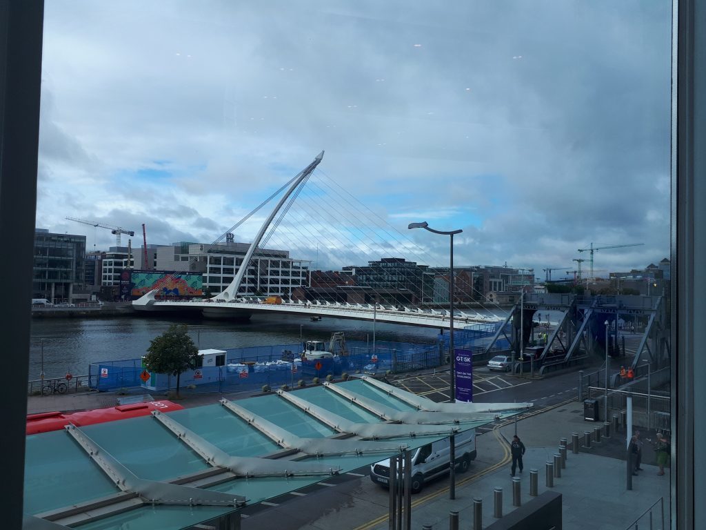 Samuel Beckett Bridge by day