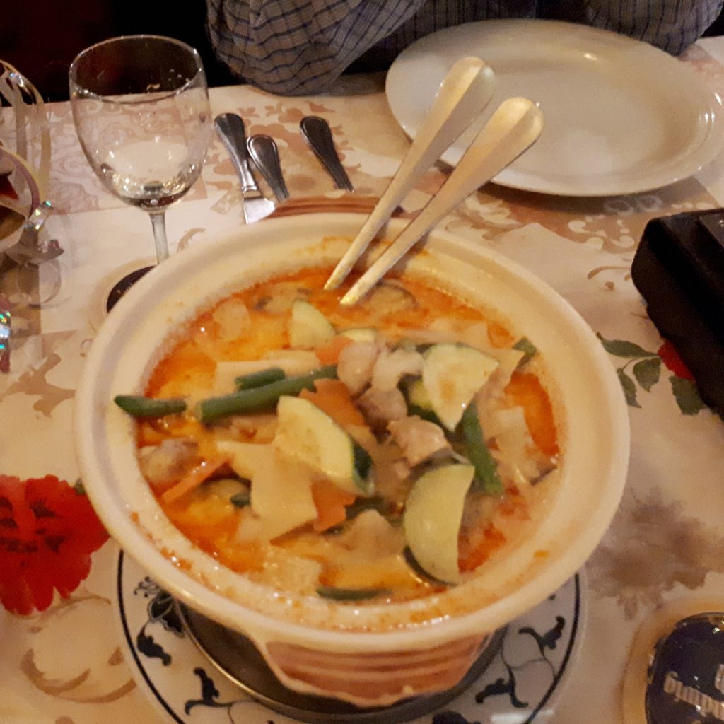 Thai coconut vegetable curry