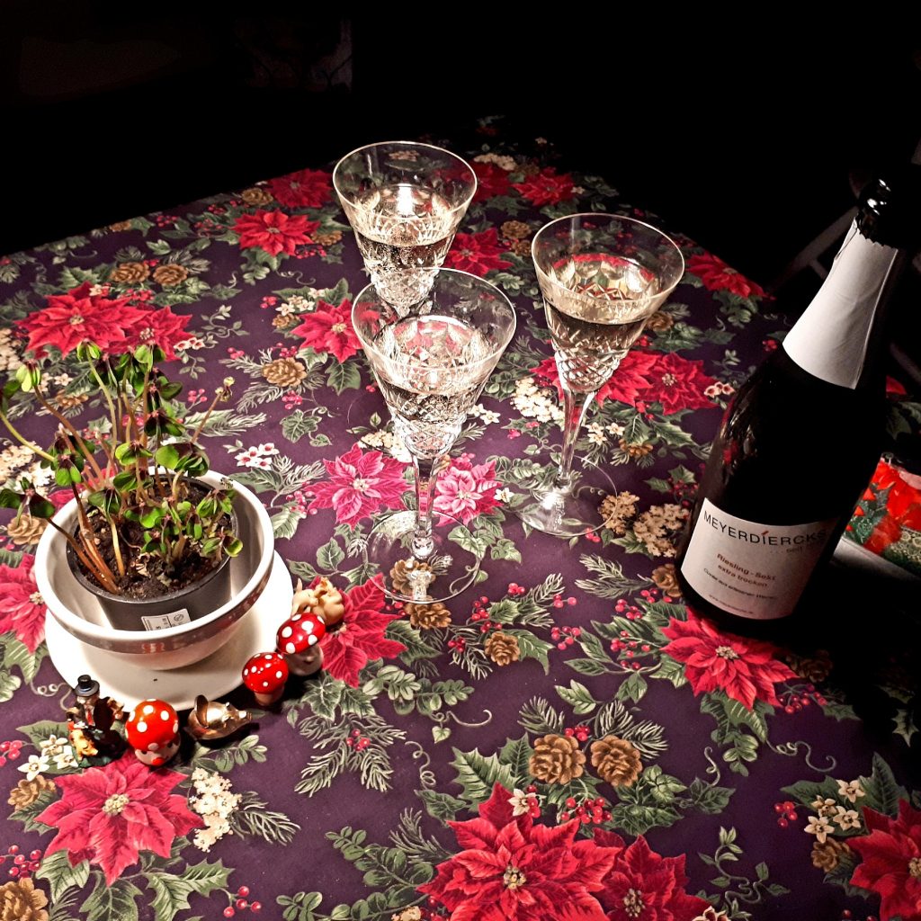 Champagne and glasses