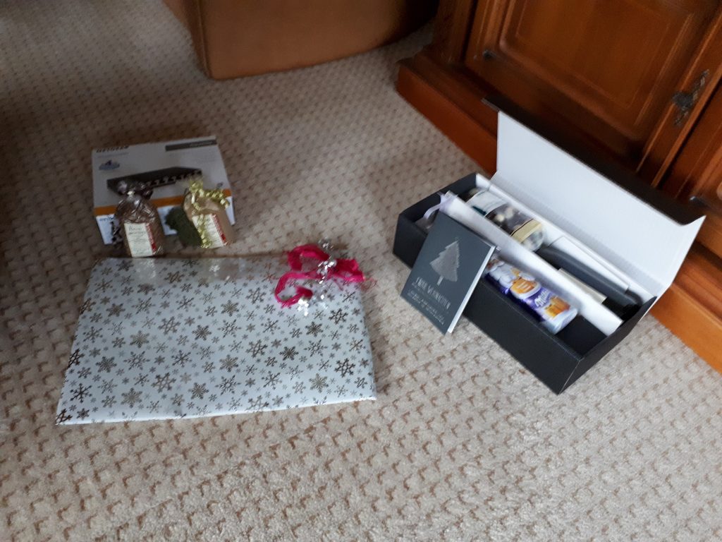 Christmas presents wrapped