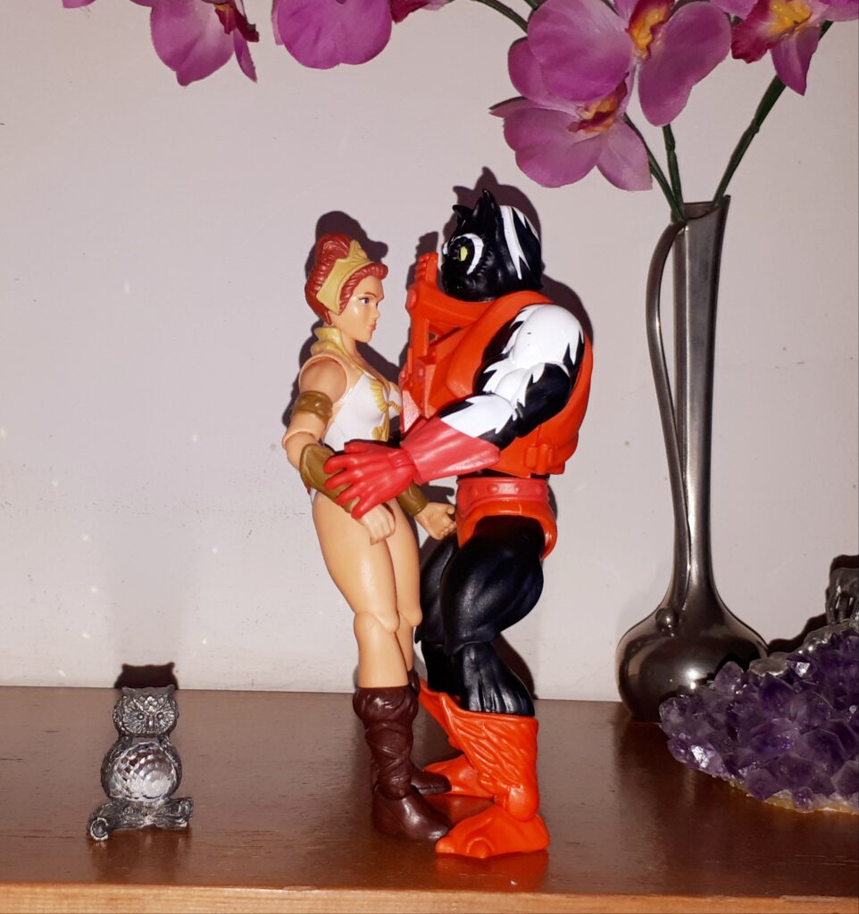 Stinkor harasses Teela