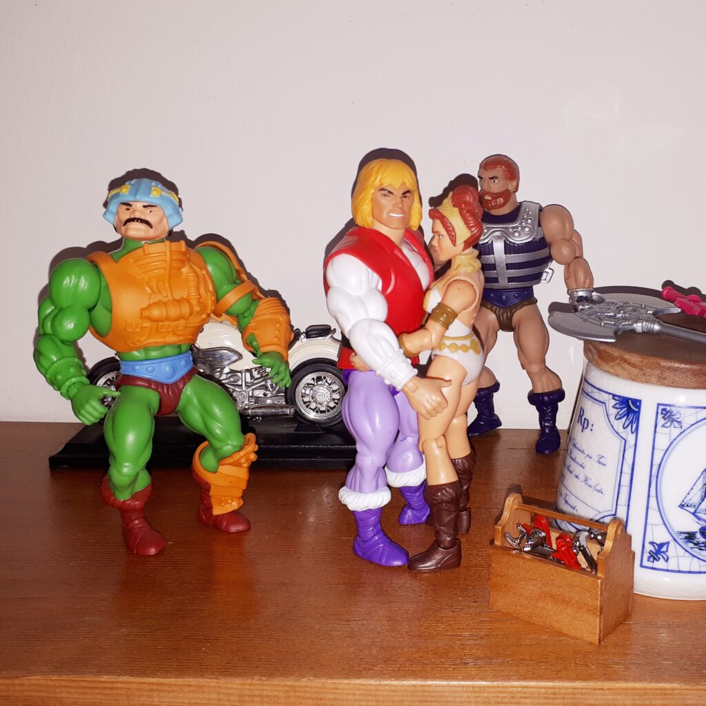 Teela still comforts Adam, when Duncan returns.