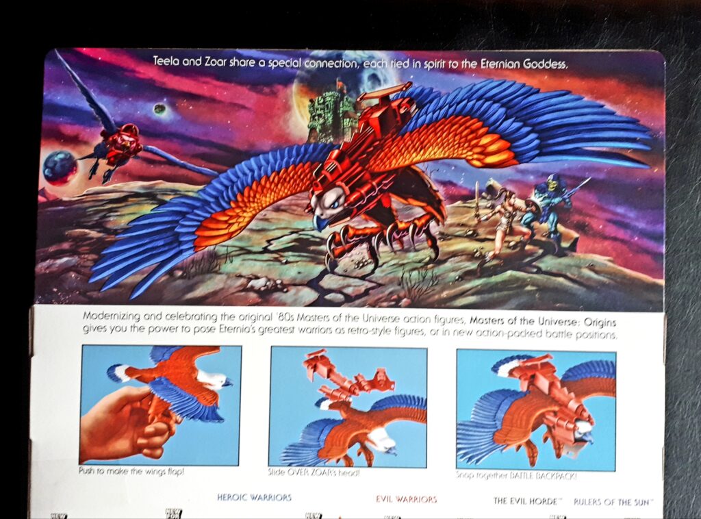 Teela and Zoar cardback
