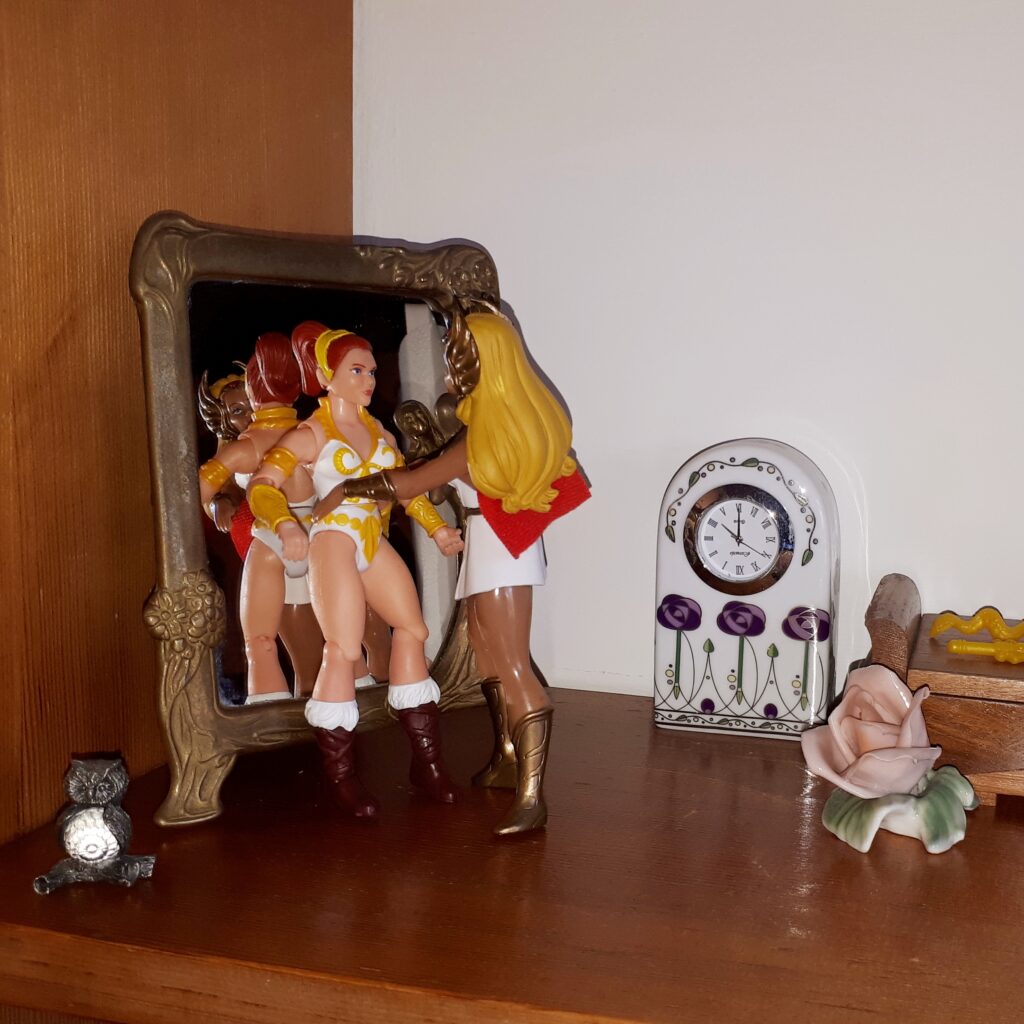 She-Ra gives Teela a makeover.