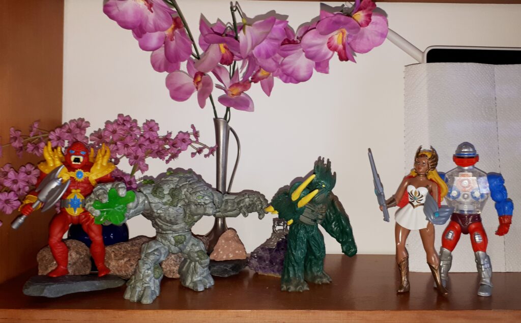 She-Ra and Roboto arrive to free the Rock People from Beast-Man's control.