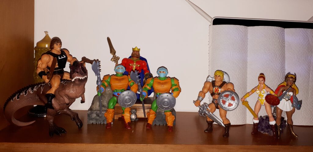 He-Man, Teela and She-Ra arrive in the throne room.