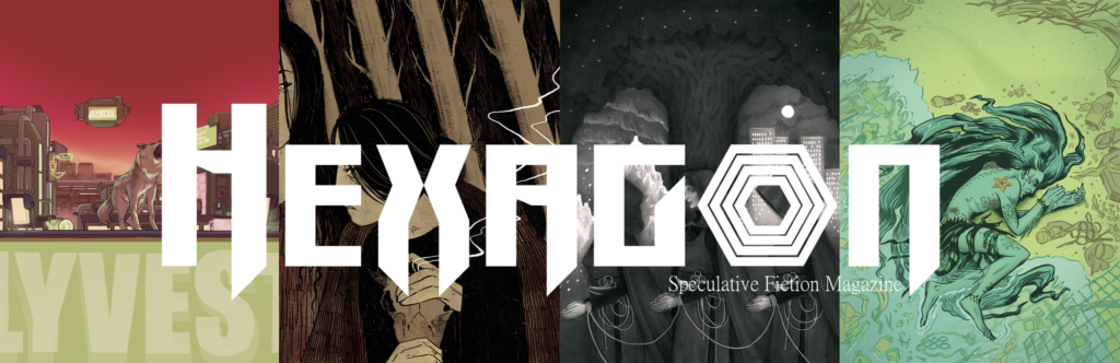 Hexagon cover banner