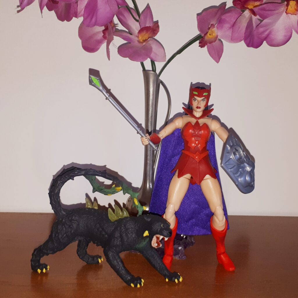 Massterverse Catra and Schleich Eldrador shadow panther