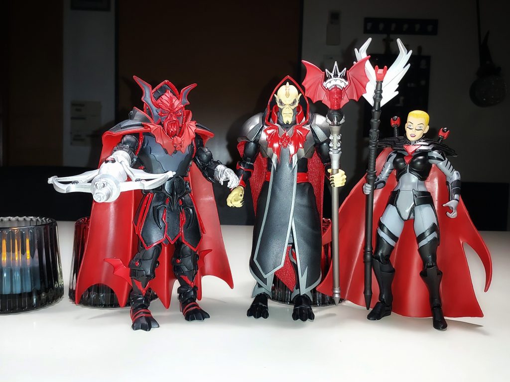 Masters of the Universe Classics Horde Prime and Despara and Masterverse Emperor Hordak