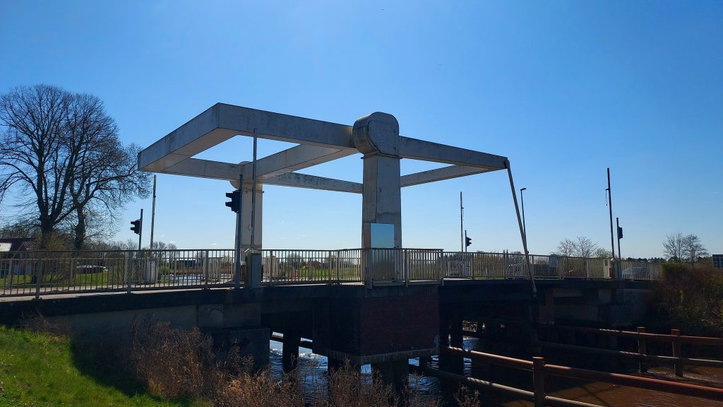 Drawbridge across the river Jümme