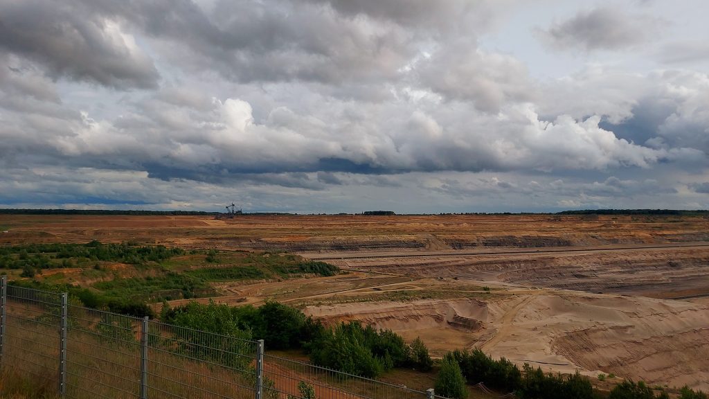 Stripmine Hambach with bucket wheel excavator