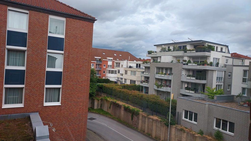 Hotel room window view Grevenbroich