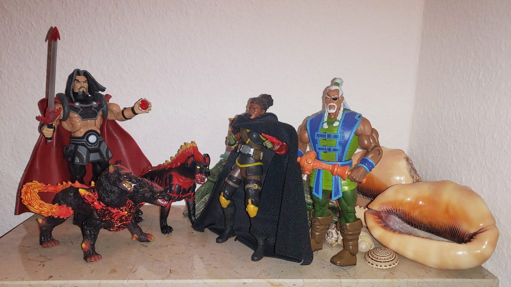 Andra and Dekker confront Count Marzo and his hellhounds.