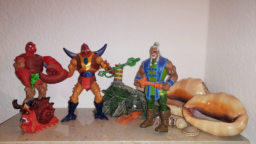 Dekker confronts Clawful and another crab person